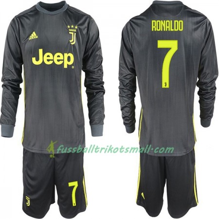 Fußballtrikots Juventus Turin Ronaldo 7 Kinder 2018-2019 Langarm Ausweichtrikot kaufen